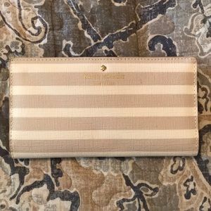 Kate Spade striped wallet